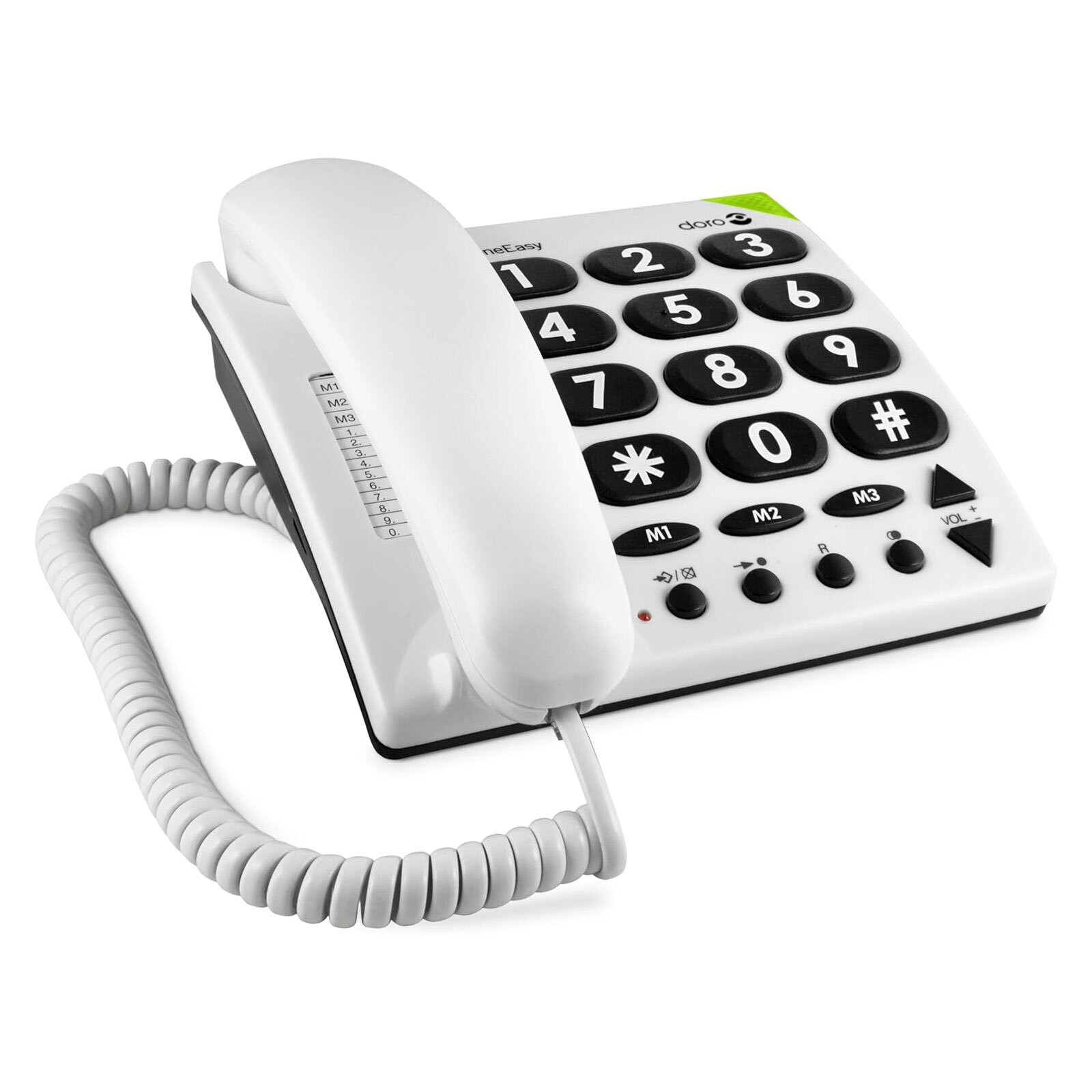 Doro Phone EASY telefoon met grote knoppen, wit