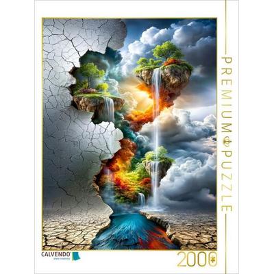 CALVENDO Puzzle Ein Spalt voller Wunder | 2000 Teile Lege-Größe 90x67cm Foto-Puzzle für glückliche Stunden