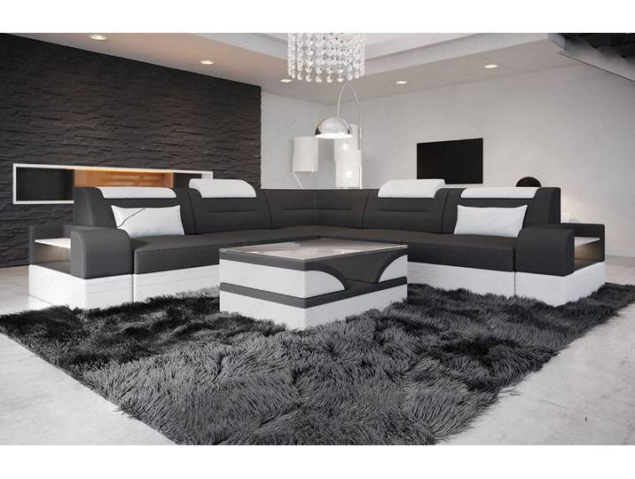Couch Trivento L-Form in Stoff