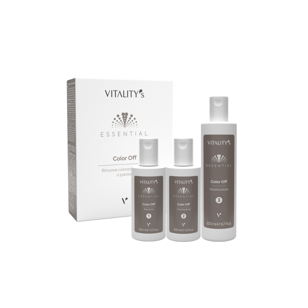 Farmen International Cosmetics Distribution s.p.a. Vitality's Essential Color off Farbabzug für Farbe und Tönung 1x200ml, 2x100ml