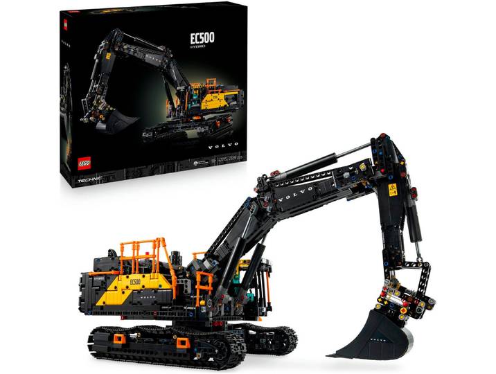 LEGO® Volvo EC500 Hybrid Bagger (42215), LEGO Technic Konstruktionsspielsteine, (2359 St), Made in Europe