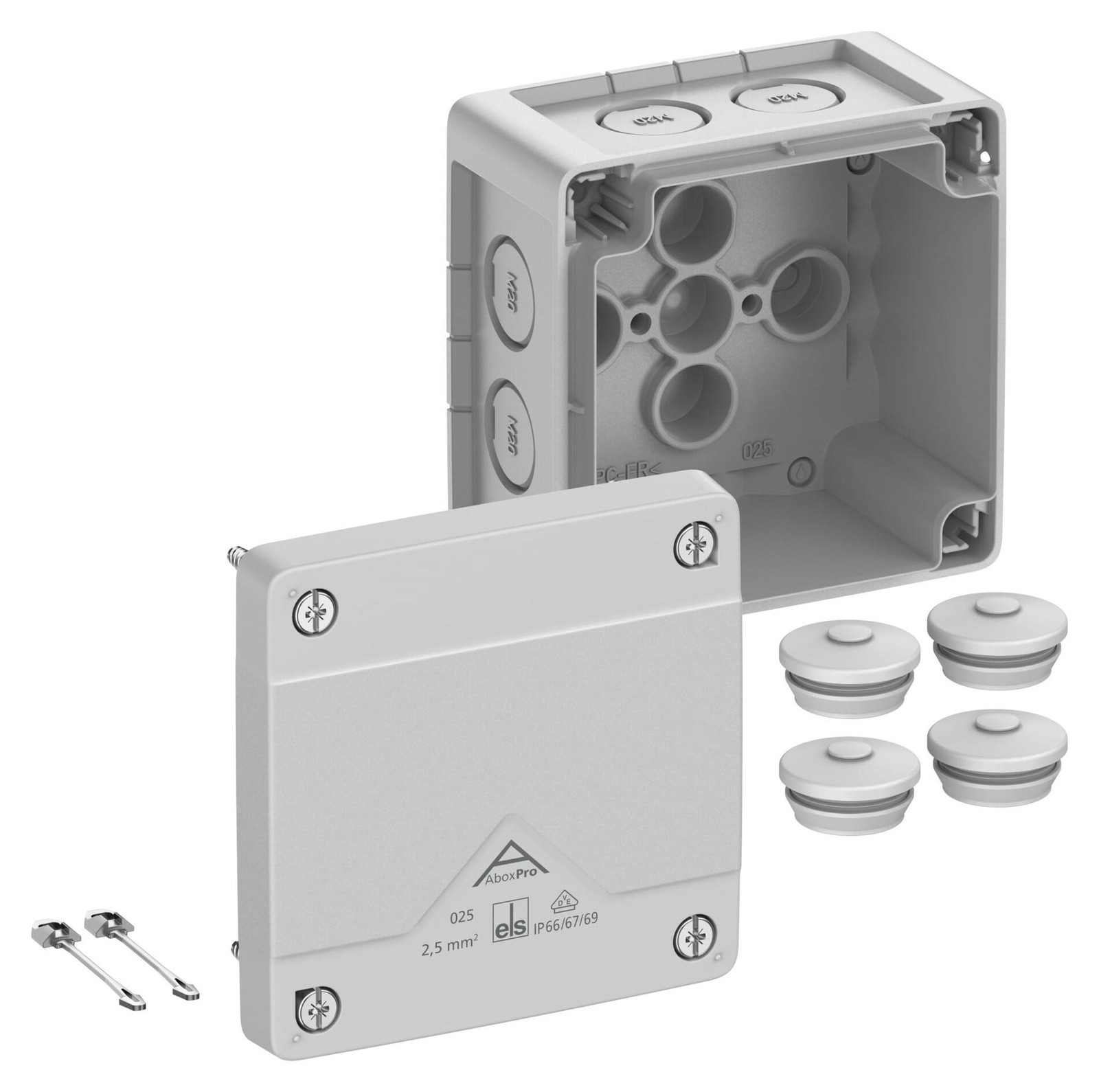 Spelsberg Abox Pro 025-L verdeeldoos met beschermingsgraad IP66/IP67/IP69