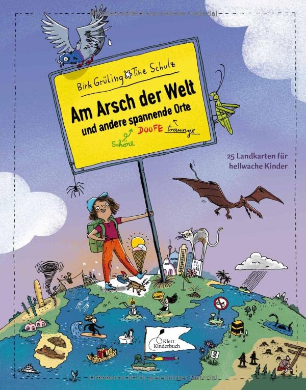 Birk Grüling - Am Arsch der Welt und andere spannende Orte: 25 Landkarten für hellwache Kinder - Preis vom 12.10.2026 11:37:12 h