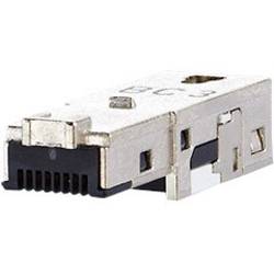 Metz Connect 1401400810-I E-DAT Industry RJ45 1401400810-I Stecker, gerade Polzahl Sensoren 8P8C Silber 1 St.
