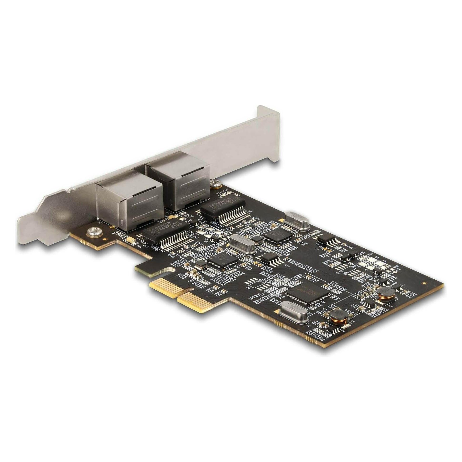 Delock PCI Express x2 Karte auf 2 x 2,5 Gigabit LAN i225 (Mini PCI Express) (89392)
