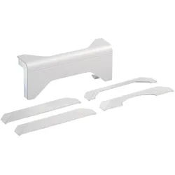 Hager SL2005589016 Abzweig auf Aufbodenkanäle hfr zu Sockelleistenkanal SL 20x55mm verkehrsweiß