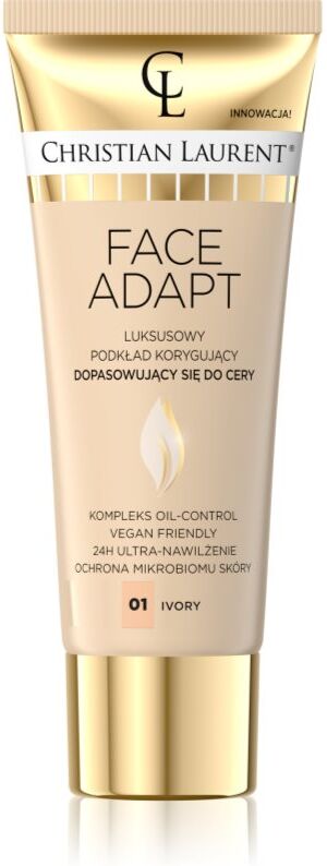 Christian Laurent Face Adapt moisturising smoothing foundation shade 01 Ivory 30 ml