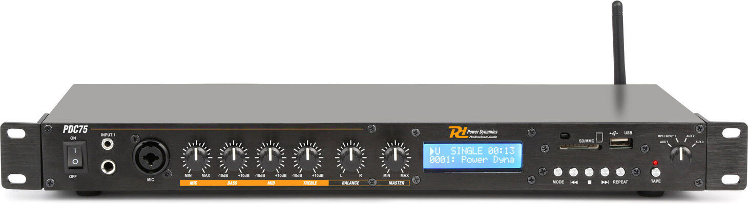 Power Dynamics Pdc75 Media Player Mit Rekorder -B-Stock-