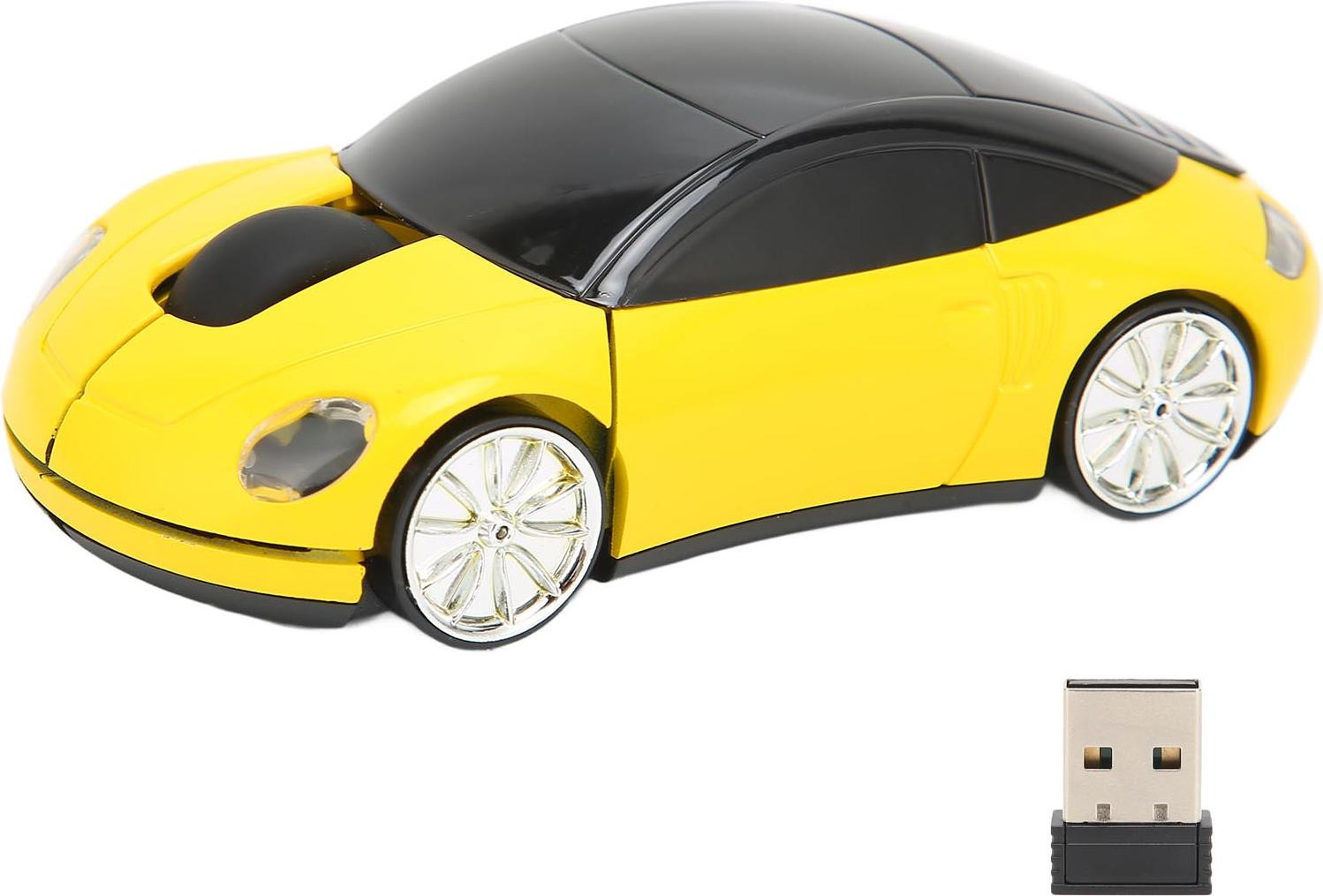 Garosa Draadloze Muis 2.4 GHz in 3D-sportwagenstijl voor Windows