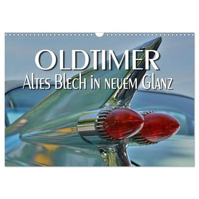 Oldtimer - Altes Blech in neuem Glanz (Wandkalender 2026 DIN A3 quer), CALVENDO Monatskalender