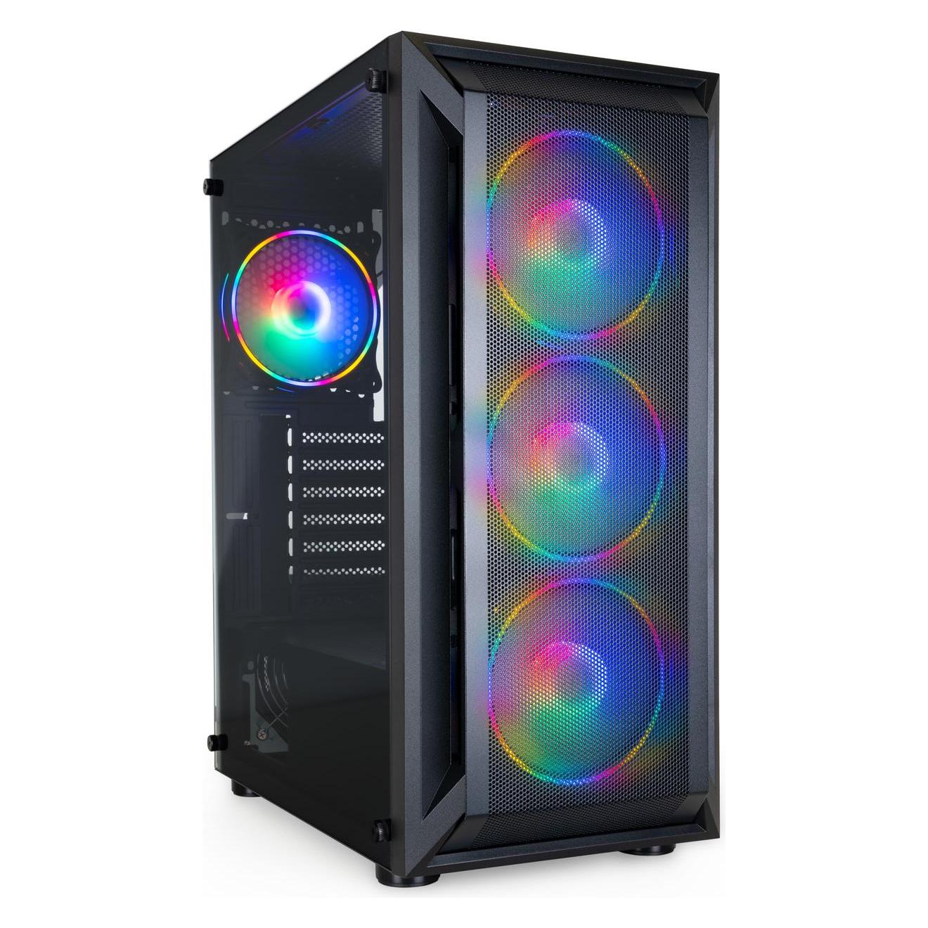 Tooq Technology Caja Semitorre Gaming Tqgcc101-B "Ragnärok" Negra (ATX, mATX, Mini-ITX) (TQGCC101-B)