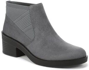Women's Outlook Knit Ankle Boot by LifeStride in Smoke Grey (Size 8 M)
