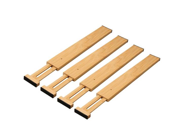 Schubladeneinsatz ESMÉE, braun, B:5,5cm, Bambus, Schubladeneinsätze, Schubladeneinsatz, Holzart: Bambus (China)