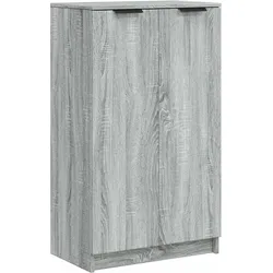 vidaXL Schuhschrank Grau Sonoma 59x35x100 cm Holzwerkstoff