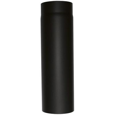 Ofenrohr JUSTUS, schwarz, L:25cm, Stahlblech, Rohre, für Kaminöfen