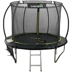 LEAN Sport Max 10ft Trampolin Schwarz-Grün