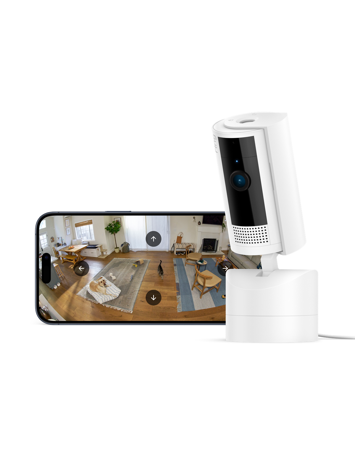 Ring Pan-Tilt Indoor Cam - White