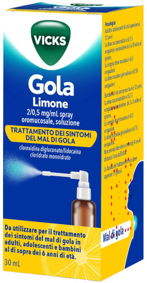 Procter & Gamble Vicks Gola Limone Spray 2mg+0,5mg Da 30ml