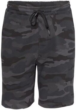 Independent Trading Co. IND20SRT Men's Midweight Fleece Shorts in Black size 2XL   Cotton/Polyester Blend