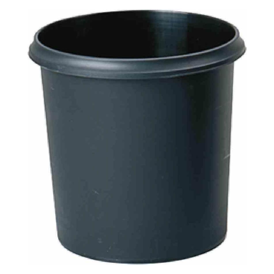 Alpfa Papierkorb, 18 l Fassungsvermögen, aus Kunststoff in Farbe sortiert, Ø 31x31 cm (18 l) (800832)