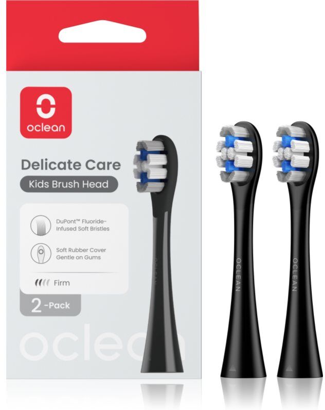 Oclean P3K8 Black tête de rechange pour enfant 2 pcs