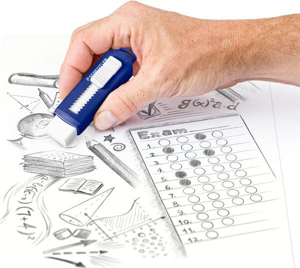 Staedtler 525 Viskelæder Med Skub-Funktion
