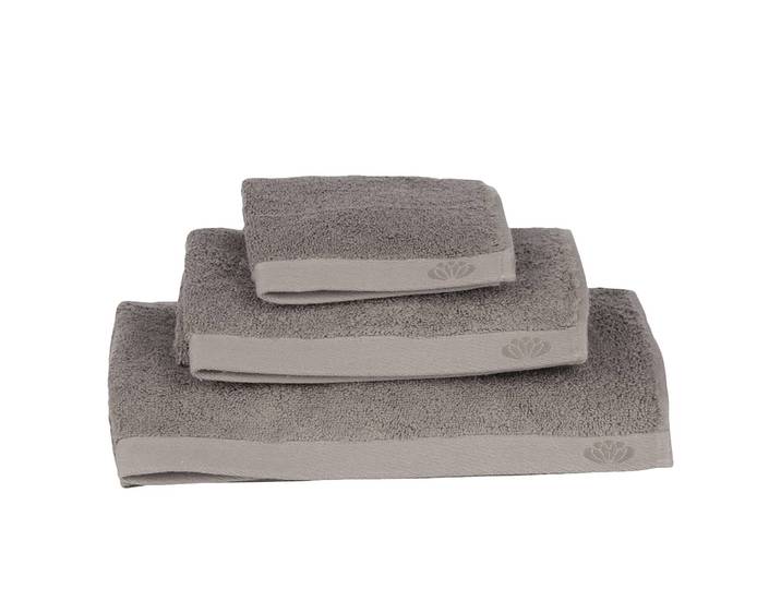 Duschtuch Botanic Deluxe 67 x 140cm Braun/Taupe