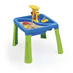 DOLU 3-in-1 Sand und Wasser Kreativtisch blau grün