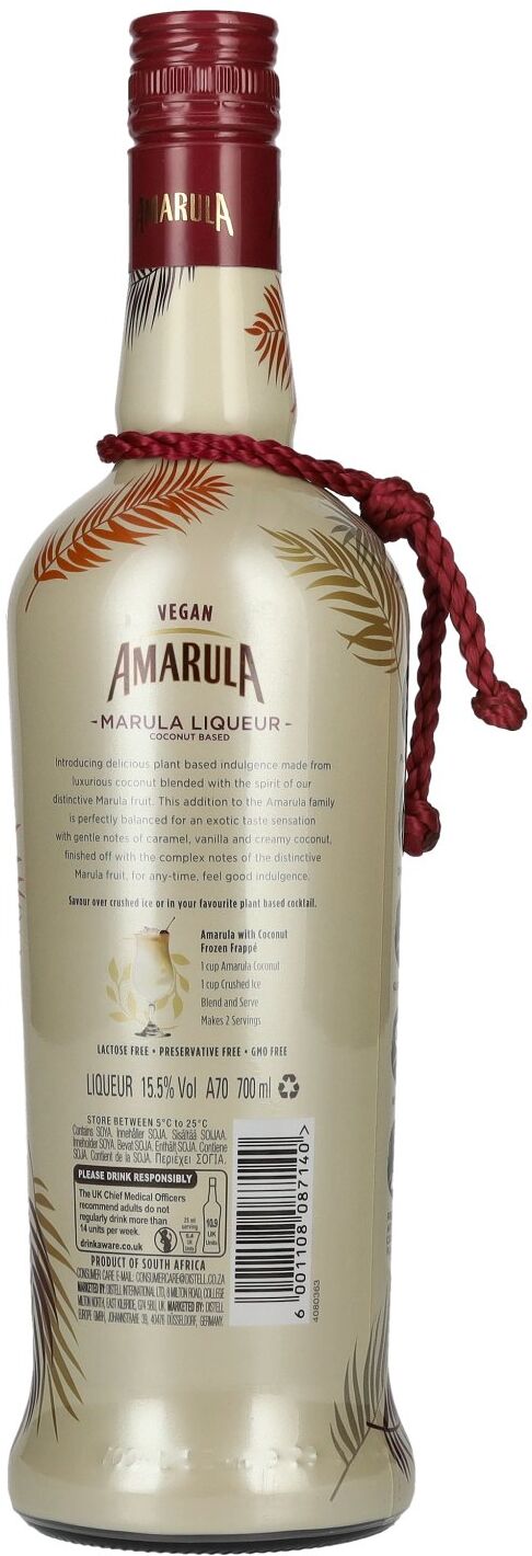 Amarula Marula Liqueur Coconut Based Vegan 15,5% Vol. 0,7l