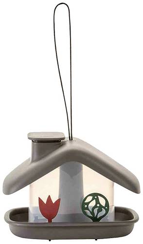 Plastia 1606970124 Vogelfutterhaus Anthrazit 1St.