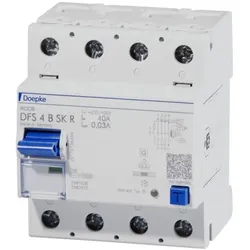 Doepke, Schutzschalter, FI-Schalter DFS4 040-4/0,03B SKR Fehlerstrom-Schutzschalter 4014712152731