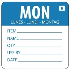 Vogue Farbcodesticker Montag