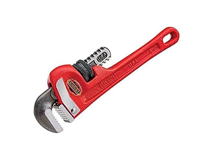 RIDGID 31010 10-inch Heavy-Duty Rechte Pijptang, 10-inch Loodgieterstang,Rood