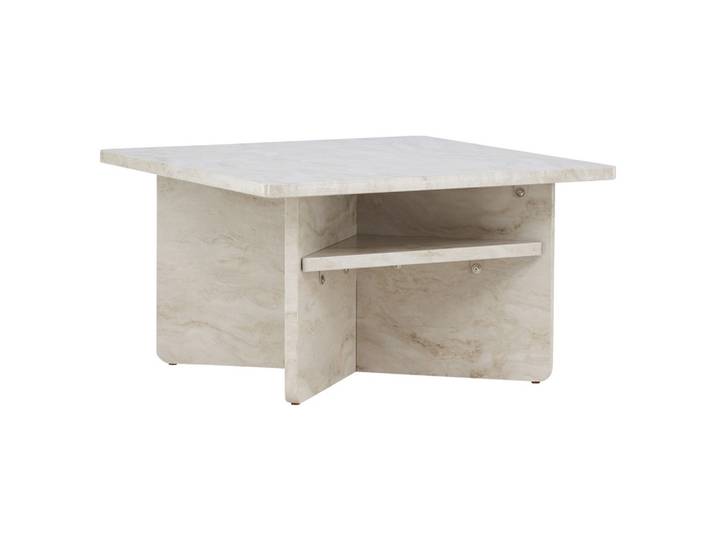 Couchtisch Ålesund ca. 75x75x42 cm Beige