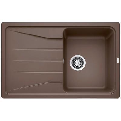 Granitspüle BLANCO "SONA 45 S", braun (cafe), B:78cm, Verbundwerkstoff, Küchenspülen