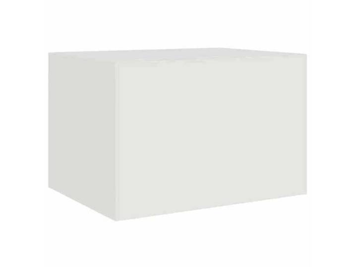 （LE SOLDE)Table basse/Table à café - PARAJ - Pour maison - blanc 67x50x44cm acier_577349