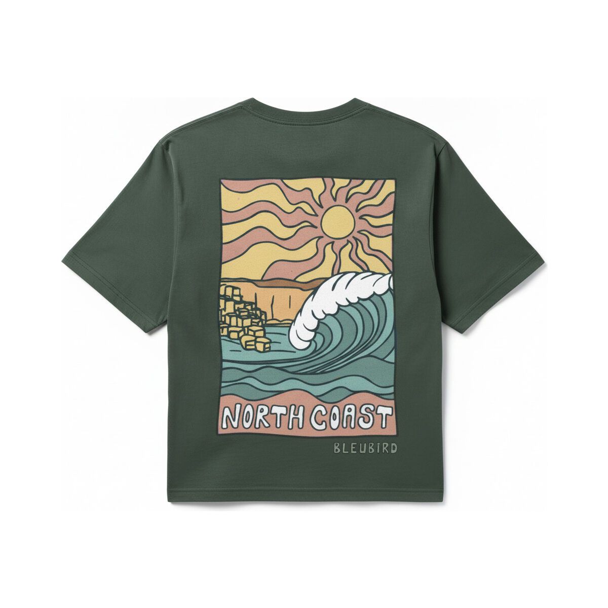 Bleubird North Coast Moss Womens Tee moss L CTEE-NC-MOSS-L