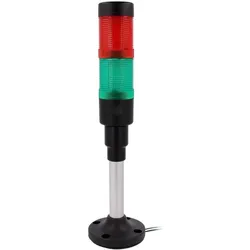 Onpow, Personenschutz, LED Signalsäule, Dauerlicht, rot/grün, ohne Buzzer, 24V, 40mm
