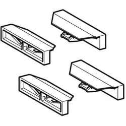 Geberit Profilabschluss CleanLine20 Set 243316001 (4 St.)