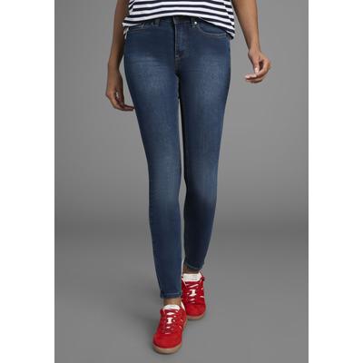 Arizona "Shaping" enge Passform, Röhrenjeans, Used-Look-Waschung, hohe Leibhöhe