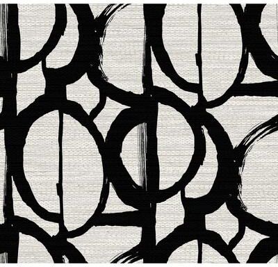 Seabrook Designs Pendelton Abstract Non-Woven Unpasted Wallpaper