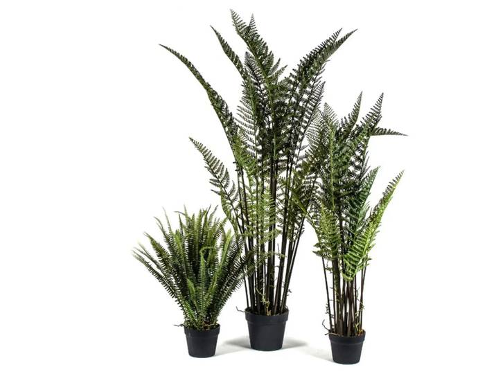 Kunstpflanzen Lederfarn H: 116 cm Decofinder