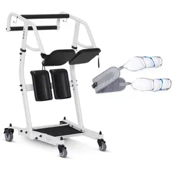 M MCombo Patientenlifter Aufstehhilfe Bett Senioren, Plege & Hilfsmittel Transferhilfe 180KG, Gehhilfe Rollstuhl 86*64*118 CM, STA446/STA447