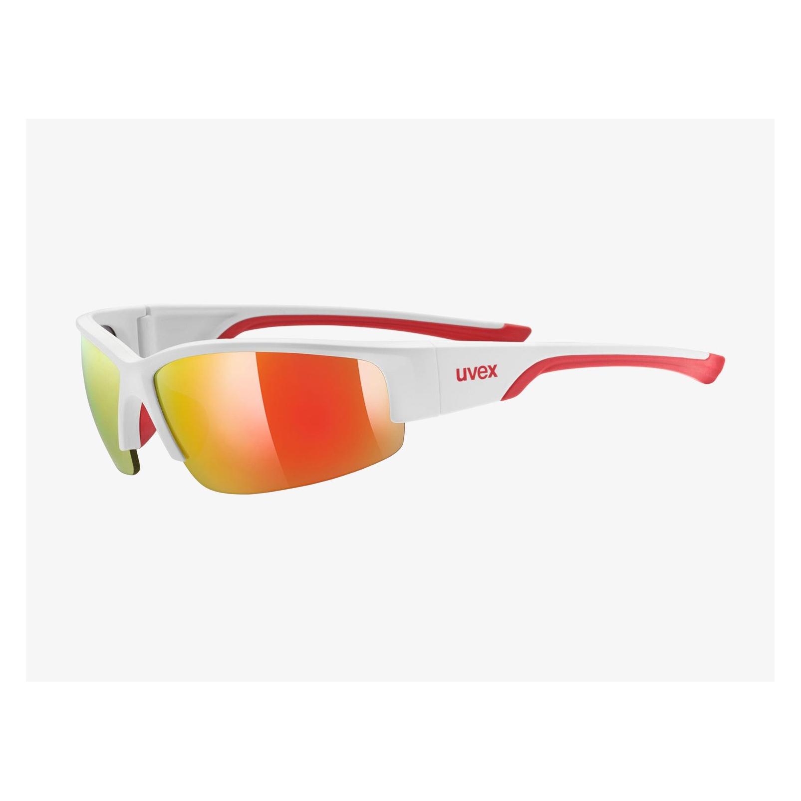 Uvex Sportstyle 215 (weiss matt-rot, Mirror Red) (5306178316)