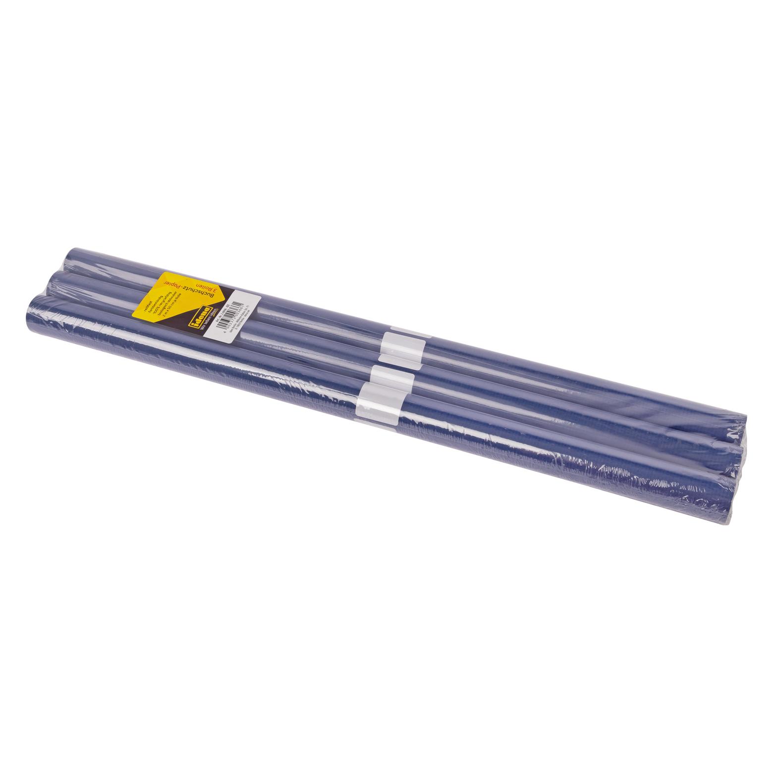 Idena Buchschutzpapier 3er 2mx50cm blau (22663281)