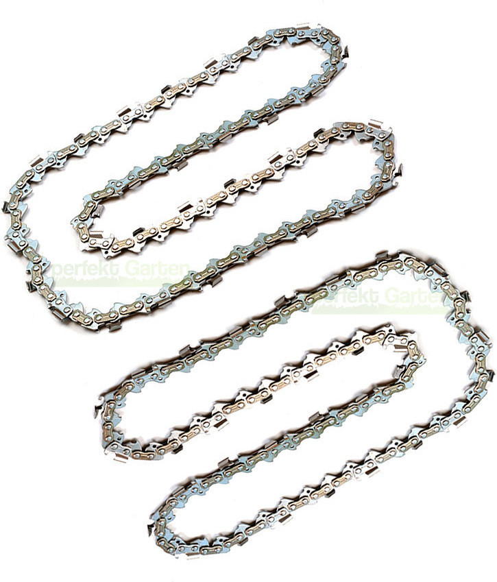2 stuks Zaagketting 35 cm voor Kinzo Garden Power, 1,3 mm, 3/8", 53 tanden