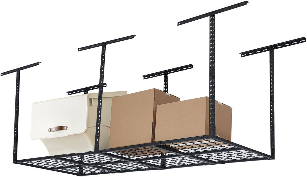 Rio 243.8 cm W Storage Rack Natural 106.7cm H X 243.8cm W X 91.4cm D