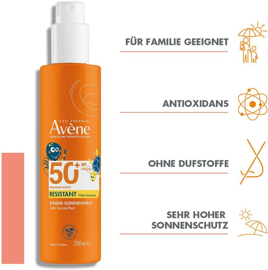 Avene SunSitive Kinder Sonnenspray SPF 50+ 2x 2x200 ml Spray