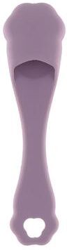 Happy Pet Pantry Gentle Grip Silicone Dog Finger Toothbrush For Easy Pet Dental Care light Purple
