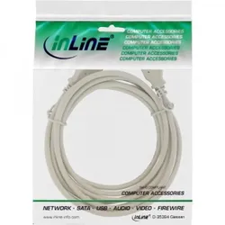 INLINE USB 2,0 Kabel, A an A, beige, 0,5m